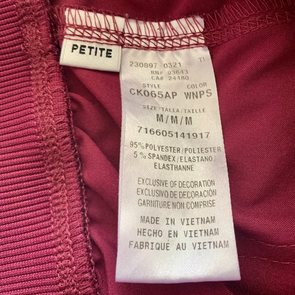 Infinity By Cherokee Elastic Waist Cargo Scrub Pants - Picture 9 of 10